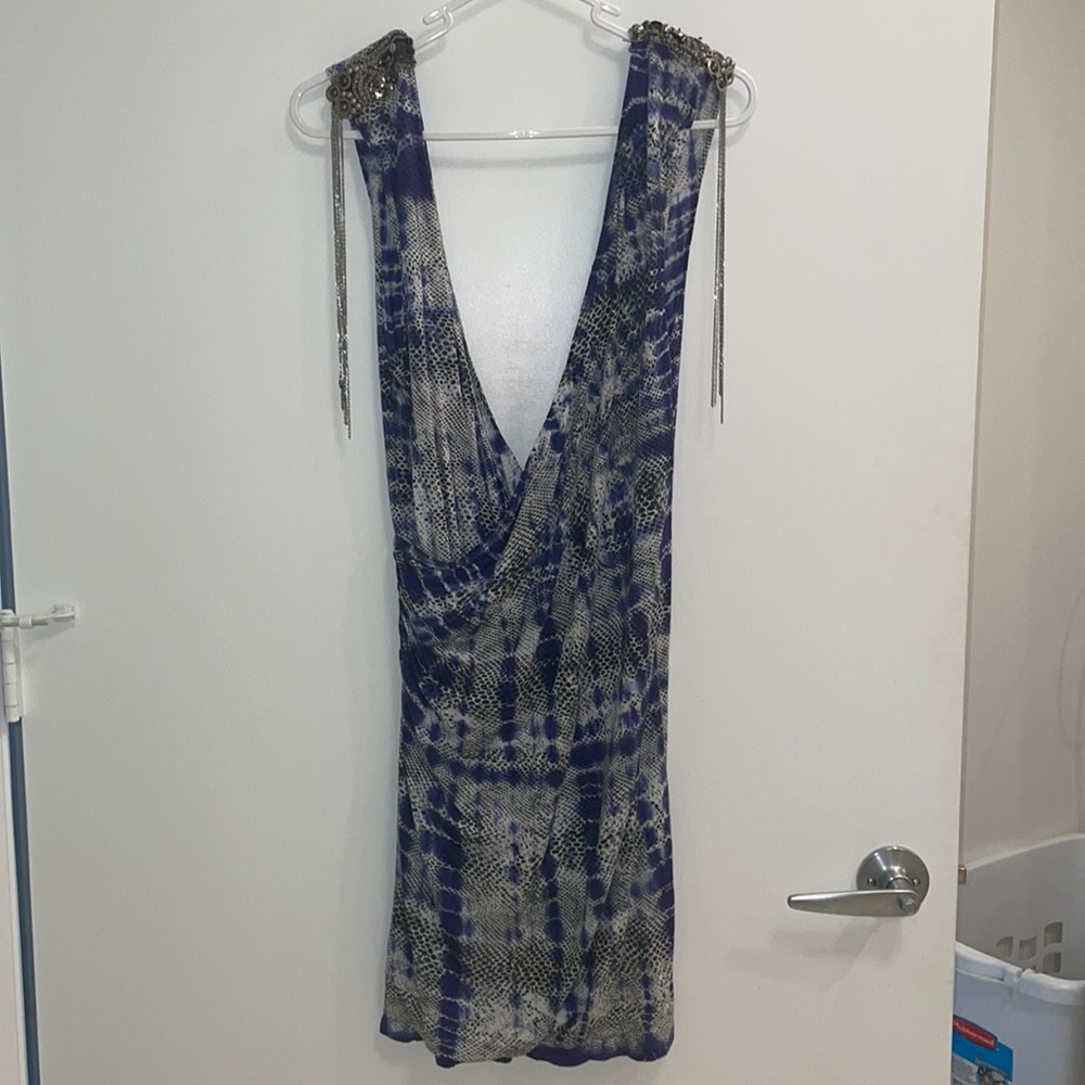 Super cool Young Fabulous and Broke mini dress with metal detail size small!